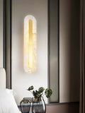 Lennar Visual_Alabaster Gold Oval Wall Light