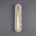 Lennar Visual_Alabaster Gold Oval Wall Light