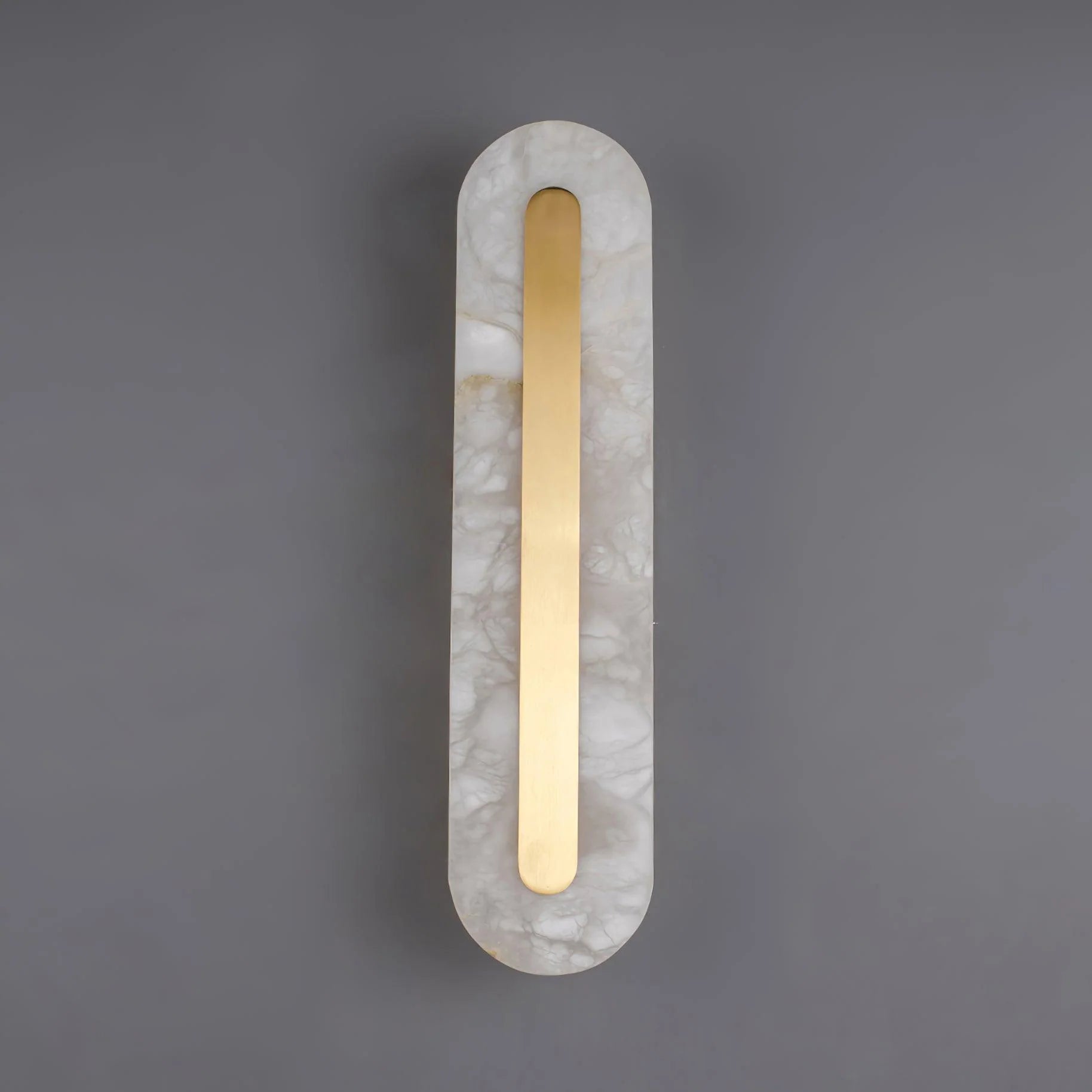 Lennar Visual_Alabaster Gold Oval Wall Light