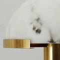 Lennar Visual_Alabaster Hemispherical Elegance Table Lamp