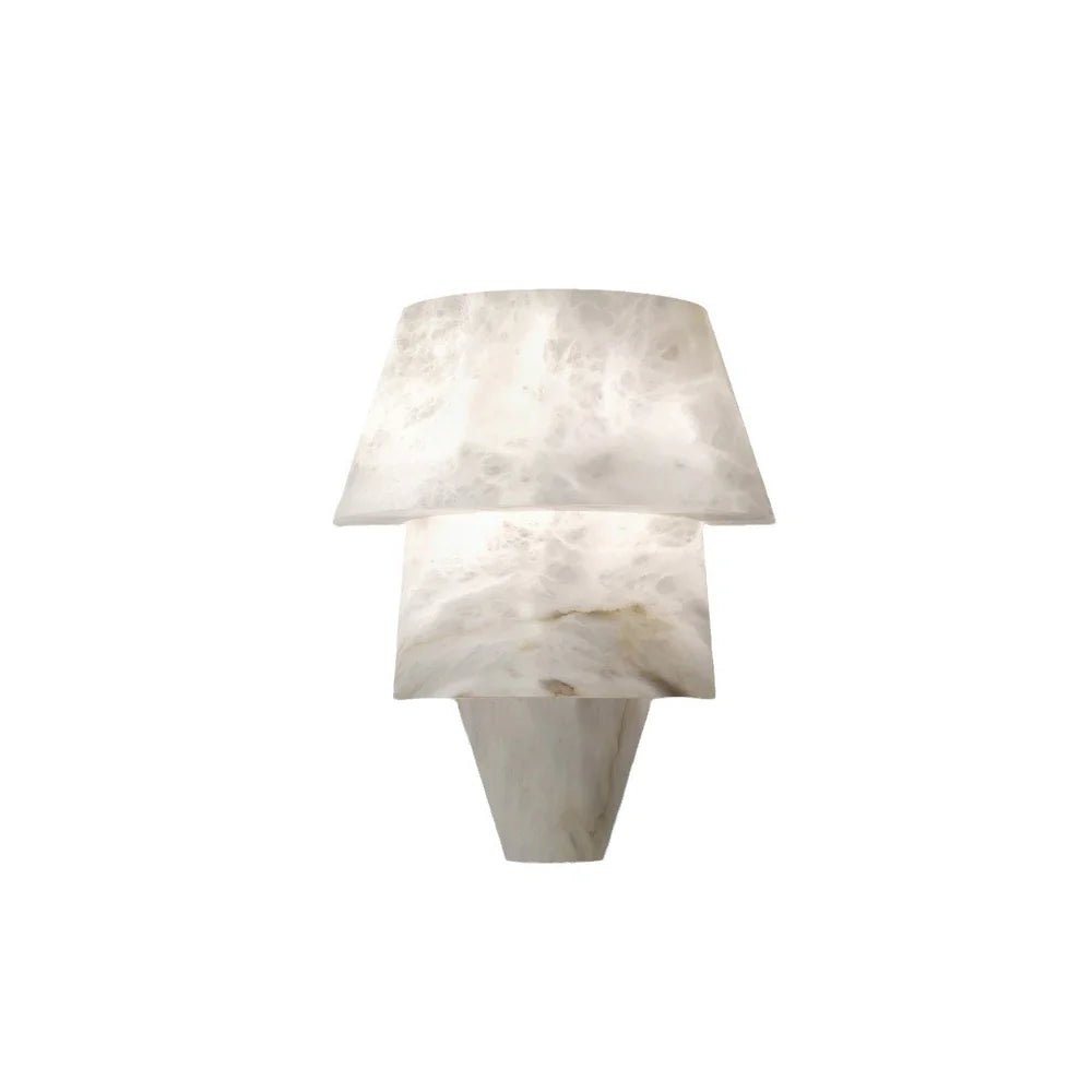 Lennar Visual_Alabaster Laboratory Cone Wall Light