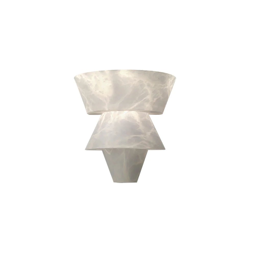 Lennar Visual_Alabaster Laboratory Cone Wall Light