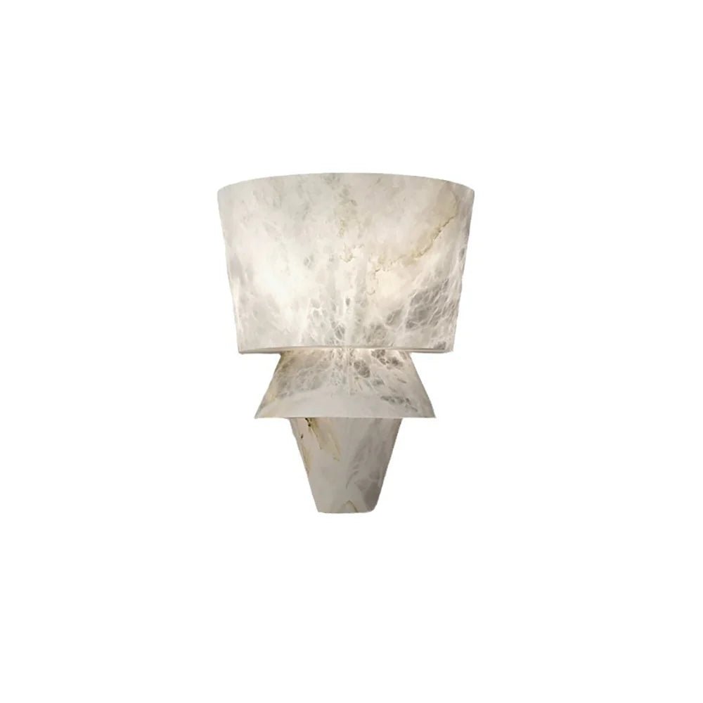 Lennar Visual_Alabaster Laboratory Cone Wall Light