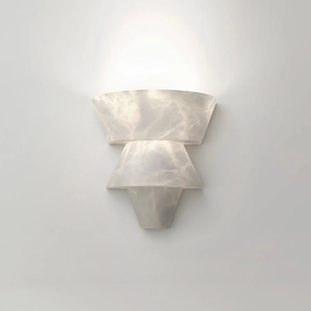 Lennar Visual_Alabaster Laboratory Cone Wall Light