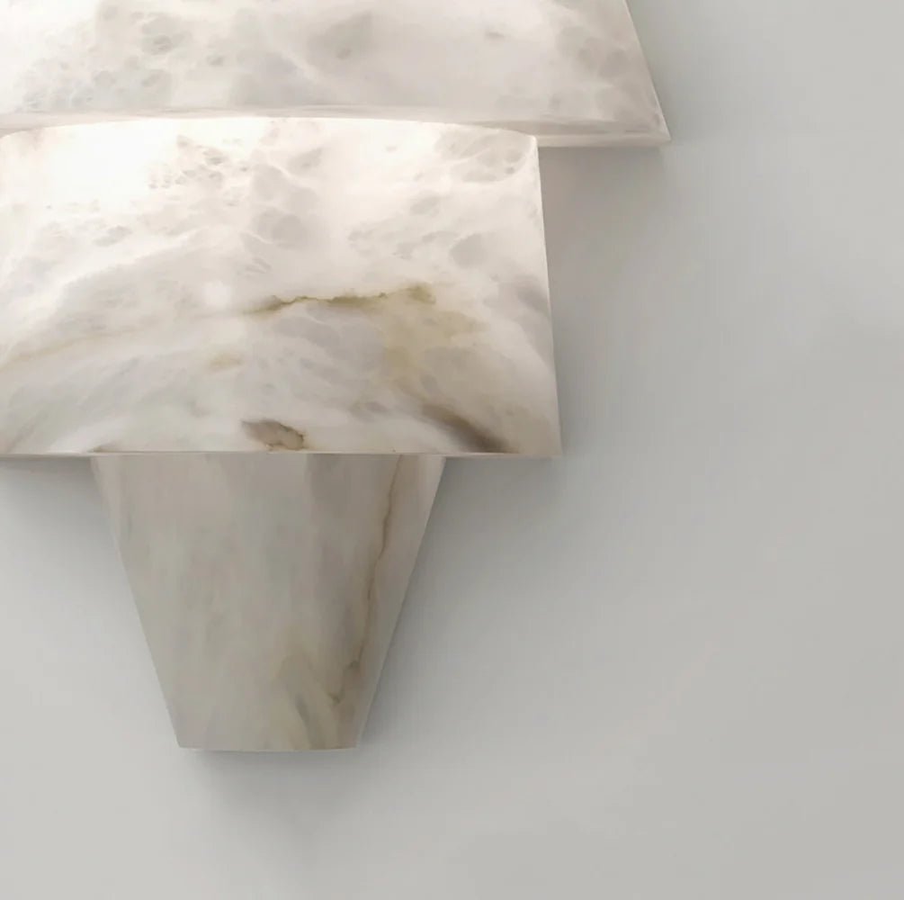 Lennar Visual_Alabaster Laboratory Cone Wall Light