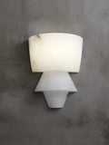 Lennar Visual_Alabaster Laboratory Cone Wall Light