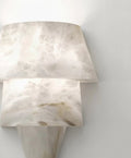 Lennar Visual_Alabaster Laboratory Cone Wall Light