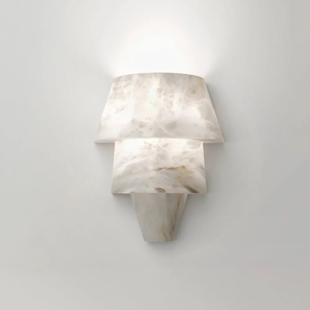 Lennar Visual_Alabaster Laboratory Cone Wall Light