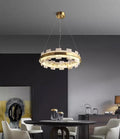 Lennar Visual_Alabaster Luxury Halo Chandelier