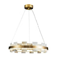 Lennar Visual_Alabaster Luxury Halo Chandelier