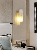 Lennar Visual_Alabaster Megalith Brass Wall Light