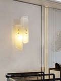 Lennar Visual_Alabaster Megalith Brass Wall Light