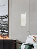 Lennar Visual_Alabaster Megalith Brass Wall Light