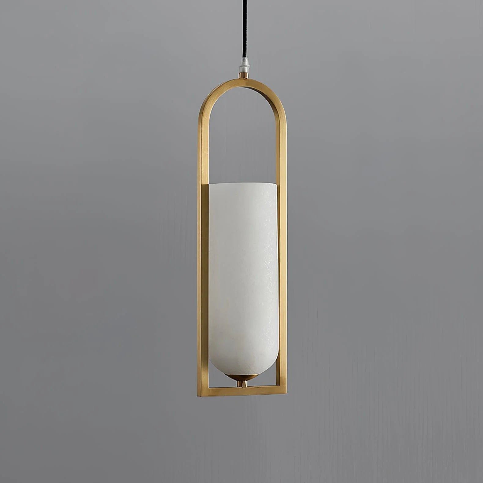 Lennar Visual_Alabaster Melange Small Pendant Light