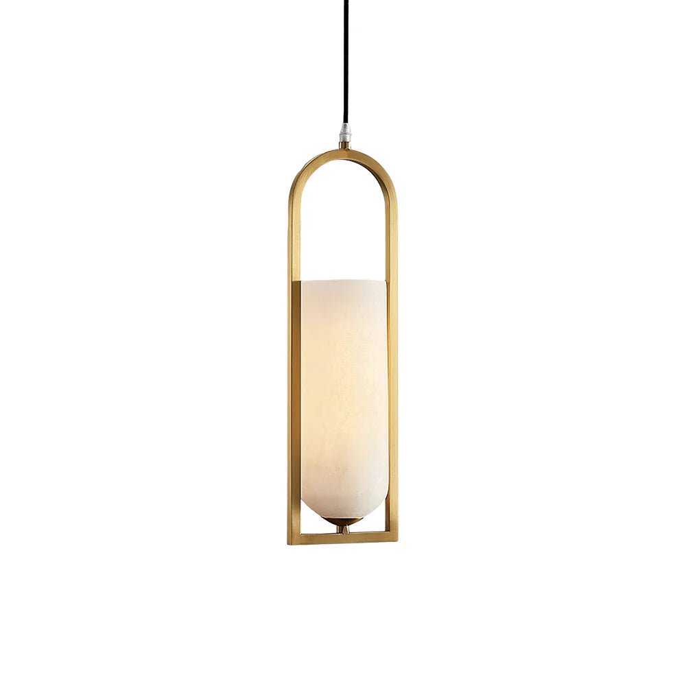 Lennar Visual_Alabaster Melange Small Pendant Light