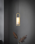 Lennar Visual_Alabaster Melange Small Pendant Light