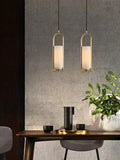 Lennar Visual_Alabaster Melange Small Pendant Light