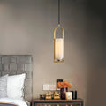 Lennar Visual_Alabaster Melange Small Pendant Light