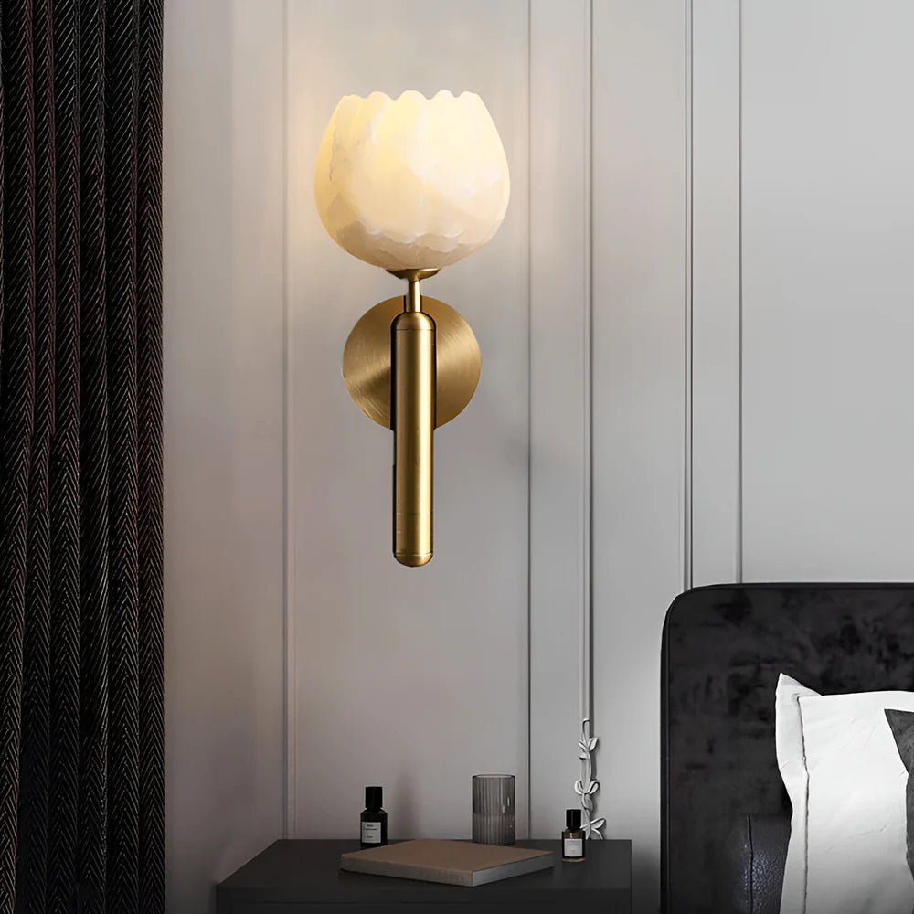 Lennar Visual_Alabaster Mian Wall Lamp