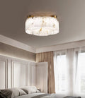 Lennar Visual_Alabaster Modern Brass Ceiling Lamp