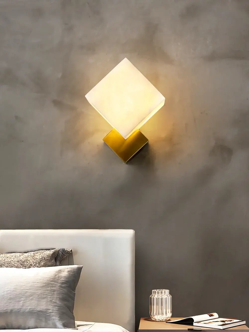 Lennar Visual_Alabaster Modern Gatsby Wall Sconce