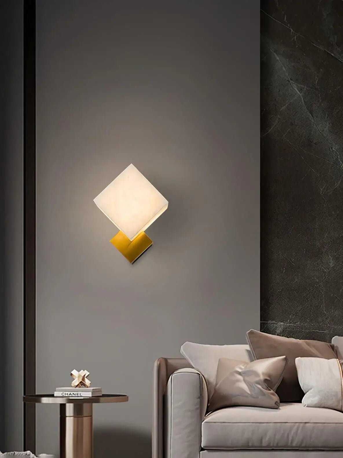 Lennar Visual_Alabaster Modern Gatsby Wall Sconce
