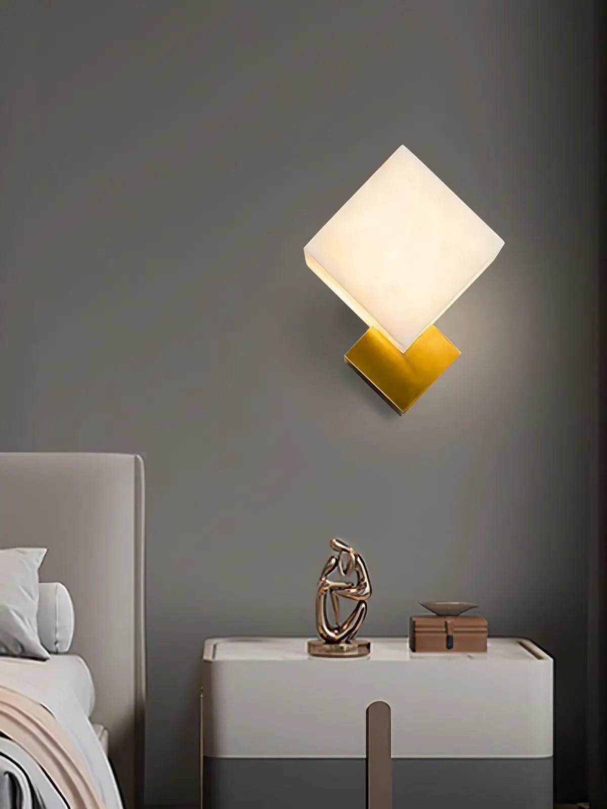 Lennar Visual_Alabaster Modern Gatsby Wall Sconce