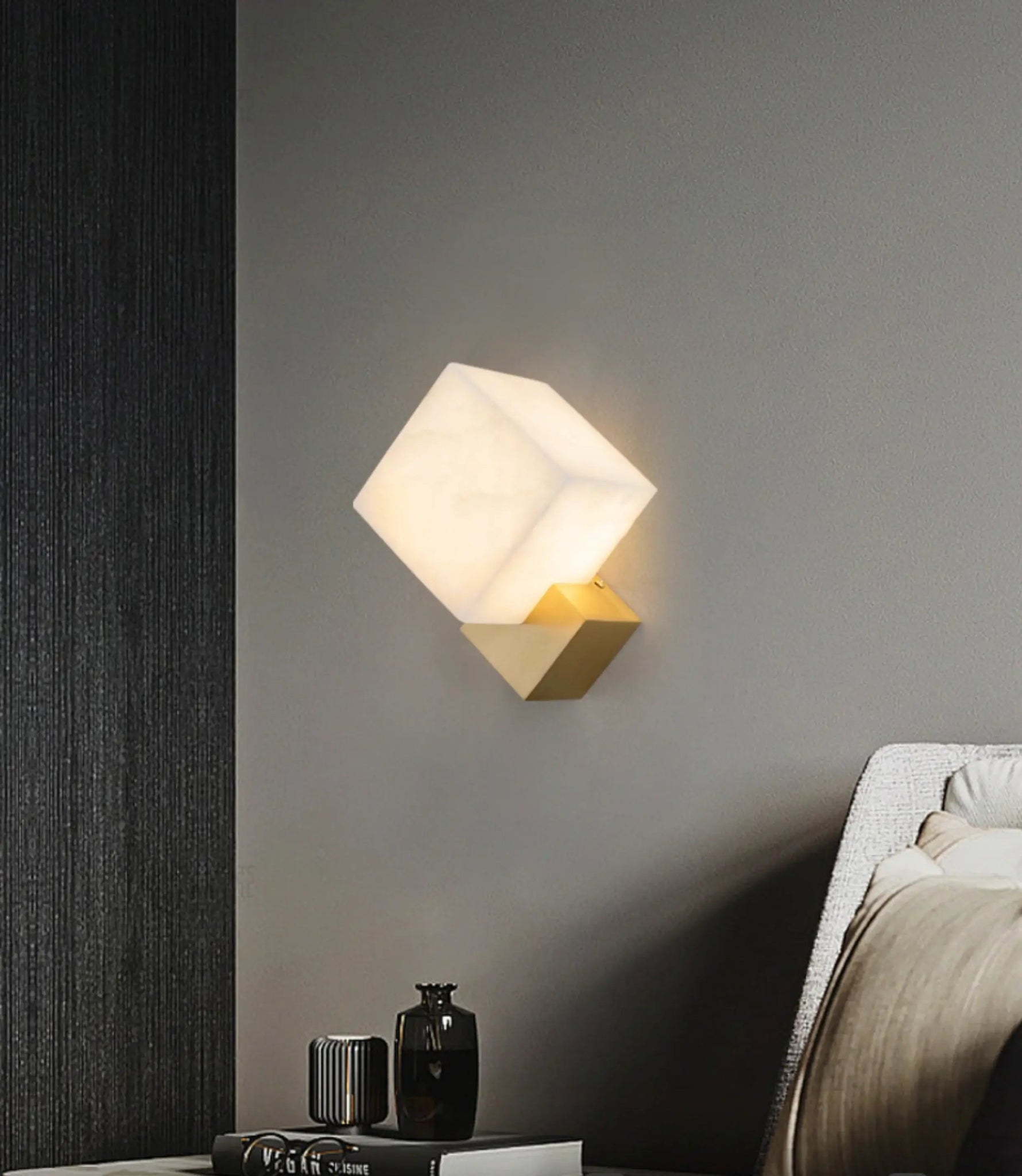 Lennar Visual_Alabaster Modern Gatsby Wall Sconce