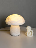 Lennar Visual_Alabaster Modern Mushroom Table Lamp