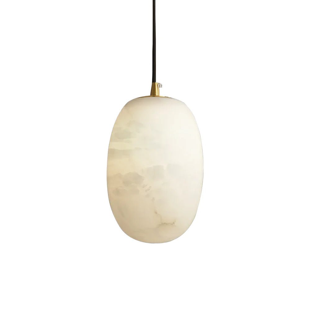 Lennar Visual_Alabaster Modern Pebble Pendant Lamp