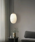 Lennar Visual_Alabaster Modern Pebble Pendant Lamp