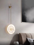 Lennar Visual_Alabaster Modern Round Strip Wall Lamp