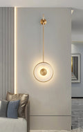 Lennar Visual_Alabaster Modern Round Strip Wall Lamp