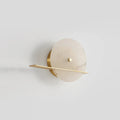 Lennar Visual_Alabaster Modern Round Wall Sconce