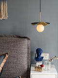 Lennar Visual_Alabaster Montera Brass Pendant Light