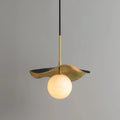 Lennar Visual_Alabaster Montera Brass Pendant Light