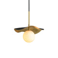 Lennar Visual_Alabaster Montera Brass Pendant Light