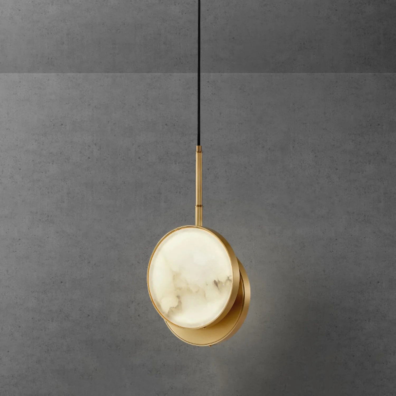 Lennar Visual_Alabaster Moonshade Pendant Light