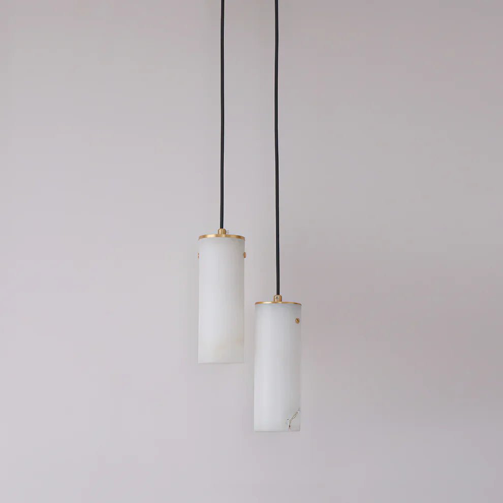 Lennar Visual_Alabaster Nula Vertical Pendant Light