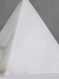 Lennar Visual_Alabaster Pyramid Table Lamp