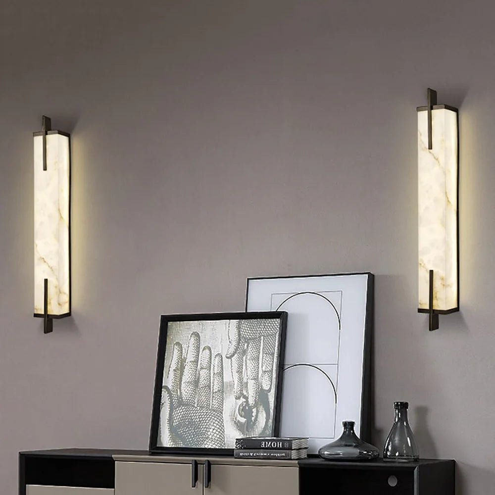 Lennar Visual_Alabaster Rectangle Calliope Wall Sconce