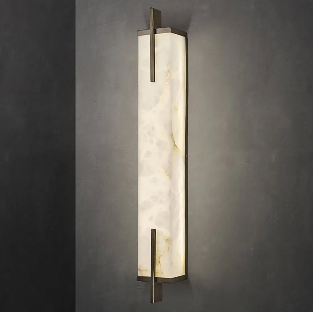 Lennar Visual_Alabaster Rectangle Calliope Wall Sconce