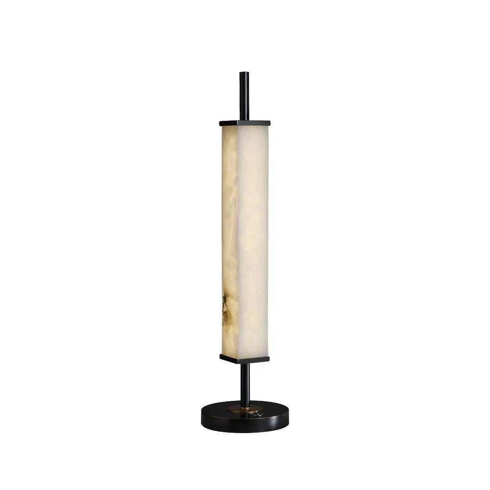 Lennar Visual_Alabaster Serano Brass Table Lamp