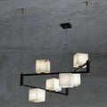 Lennar Visual_Alabaster Square Box Chandelier