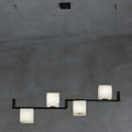 Lennar Visual_Alabaster Square Box Chandelier