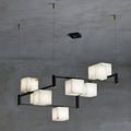 Lennar Visual_Alabaster Square Box Chandelier