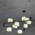 Lennar Visual_Alabaster Square Box Chandelier