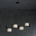 Lennar Visual_Alabaster Square Box Chandelier