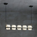 Lennar Visual_Alabaster Square Box Chandelier