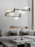 Lennar Visual_Alabaster Square Box Chandelier